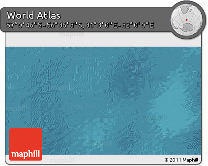 Satellite 3D Map of the Area around 56° 48' 24" S, 31° 31' 29" E