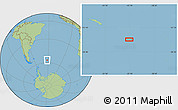 Savanna Style Location Map of the area around 56° 48' 24" S, 32° 13' 30" W