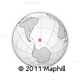 Outline Map of the Area around 56° 48' 24" S, 33° 4' 30" W, rectangular outline