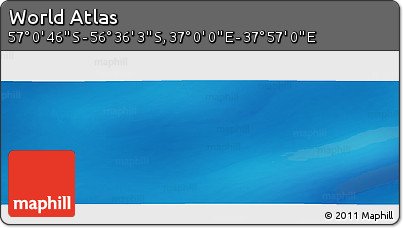 Physical Panoramic Map of the Area around 56° 48' 24" S, 37° 28' 30" E