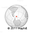 Outline Map of the Area around 56° 48' 24" S, 43° 16' 29" W, rectangular outline
