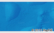 Physical 3D Map of the area around 56° 48' 24" S, 46° 49' 30" E