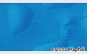 Shaded Relief 3D Map of the area around 56° 48' 24" S, 46° 49' 30" E