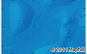 Shaded Relief Map of the area around 56° 48' 24" S, 46° 49' 30" E