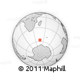 Outline Map of the Area around 56° 48' 24" S, 46° 49' 30" E, rectangular outline