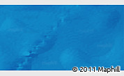 Physical 3D Map of the area around 56° 48' 24" S, 48° 31' 29" E