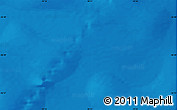 Physical Map of the area around 56° 48' 24" S, 48° 31' 29" E