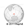 Outline Map of the Area around 56° 48' 24" S, 48° 31' 29" E, rectangular outline