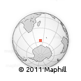Outline Map of the Area around 56° 48' 24" S, 50° 13' 30" E, rectangular outline