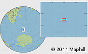 Savanna Style Location Map of the area around 56° 48' 24" S, 54° 28' 30" E