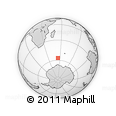 Outline Map of the Area around 56° 48' 24" S, 54° 28' 30" E, rectangular outline