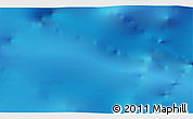 Shaded Relief 3D Map of the area around 56° 48' 24" S, 54° 19' 30" W
