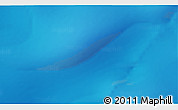 Shaded Relief 3D Map of the area around 56° 48' 24" S, 55° 19' 30" E
