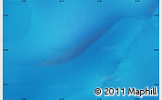 Shaded Relief Map of the area around 56° 48' 24" S, 55° 19' 30" E
