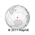 Outline Map of the Area around 56° 48' 24" S, 56° 10' 29" E, rectangular outline