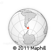Outline Map of the Area around 56° 48' 24" S, 61° 7' 30" W, rectangular outline