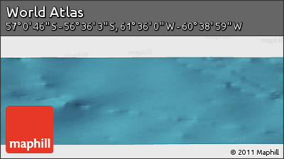 Satellite Panoramic Map of the Area around 56° 48' 24" S, 61° 7' 30" W