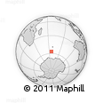 Outline Map of the Area around 56° 48' 24" S, 66° 22' 30" E, rectangular outline
