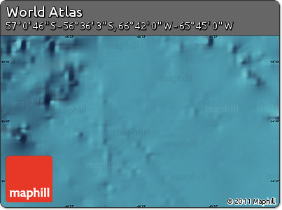 Satellite Map of the Area around 56° 48' 24" S, 66° 13' 29" W