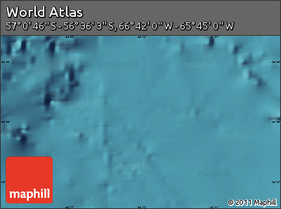 Satellite Map of the Area around 56° 48' 24" S, 66° 13' 29" W