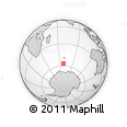 Outline Map of the Area around 56° 48' 24" S, 68° 4' 29" E, rectangular outline