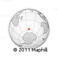 Outline Map of the Area around 56° 48' 24" S, 69° 46' 30" E, rectangular outline