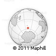 Outline Map of the Area around 56° 48' 24" S, 73° 10' 30" E, rectangular outline