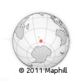 Outline Map of the Area around 56° 48' 24" S, 76° 34' 29" E, rectangular outline