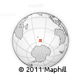 Outline Map of the Area around 56° 48' 24" S, 78° 16' 30" E, rectangular outline