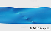 Shaded Relief Panoramic Map of the area around 56° 48' 24" S, 7° 43' 29" E