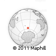Outline Map of the Area around 56° 48' 24" S, 82° 31' 30" E, rectangular outline