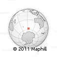Outline Map of the Area around 56° 48' 24" S, 93° 34' 29" E, rectangular outline