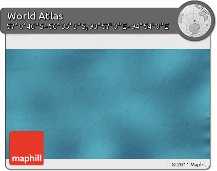 Satellite 3D Map of the Area around 56° 48' 24" S, 94° 25' 30" E