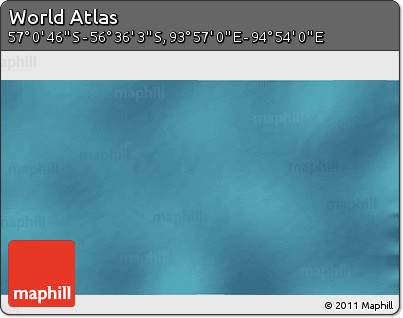 Satellite 3D Map of the Area around 56° 48' 24" S, 94° 25' 30" E