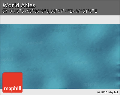 Satellite 3D Map of the Area around 56° 48' 24" S, 94° 25' 30" E