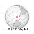Outline Map of the Area around 56° 48' 24" S, 94° 16' 30" W, rectangular outline