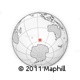 Outline Map of the Area around 56° 48' 24" S, 95° 16' 30" E, rectangular outline