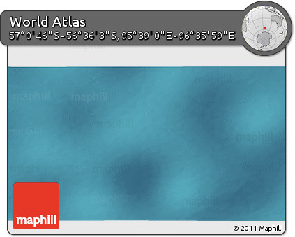 Satellite 3D Map of the Area around 56° 48' 24" S, 96° 7' 30" E
