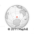 Outline Map of the Area around 56° 48' 24" S, 98° 40' 30" E, rectangular outline