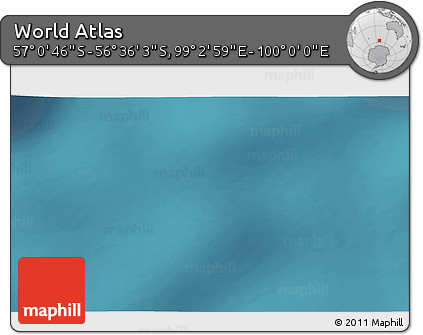 Satellite 3D Map of the Area around 56° 48' 24" S, 99° 31' 30" E