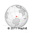 Outline Map of the Area around 56° 48' 24" S, 99° 31' 30" E, rectangular outline
