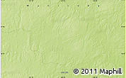 Physical Map of the area around 57° 3' 8" N, 101° 4' 29" W
