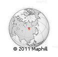 Outline Map of the Area around 57° 3' 8" N, 104° 37' 30" E, rectangular outline