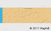 Political Panoramic Map of the area around 57° 3' 8" N, 109° 34' 29" W