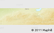 Physical Panoramic Map of the area around 57° 3' 8" N, 116° 22' 30" W