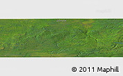 Satellite Panoramic Map of the area around 57° 3' 8" N, 116° 22' 30" W