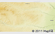 Physical 3D Map of the area around 57° 3' 8" N, 118° 4' 29" W