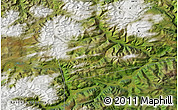 Satellite Map of the area around 57° 3' 8" N, 119° 55' 30" E
