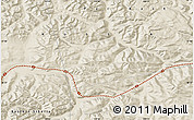 Shaded Relief Map of the area around 57° 3' 8" N, 119° 55' 30" E