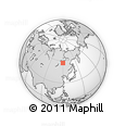 Outline Map of the Area around 57° 3' 8" N, 119° 55' 30" E, rectangular outline